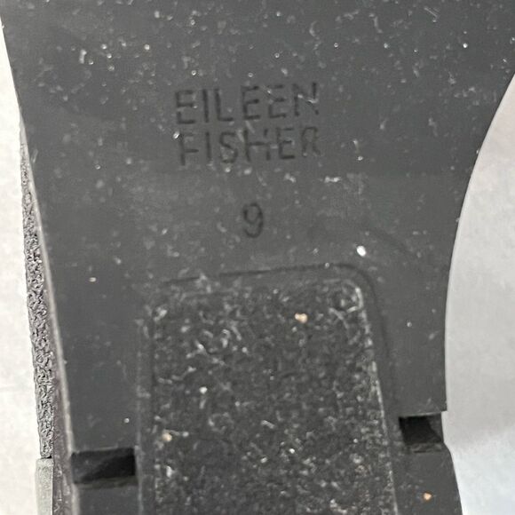 EILEEN FISHER | Dark Gray Pull On Stretch Quill Street Bootie 9 - Picture 7 of 9